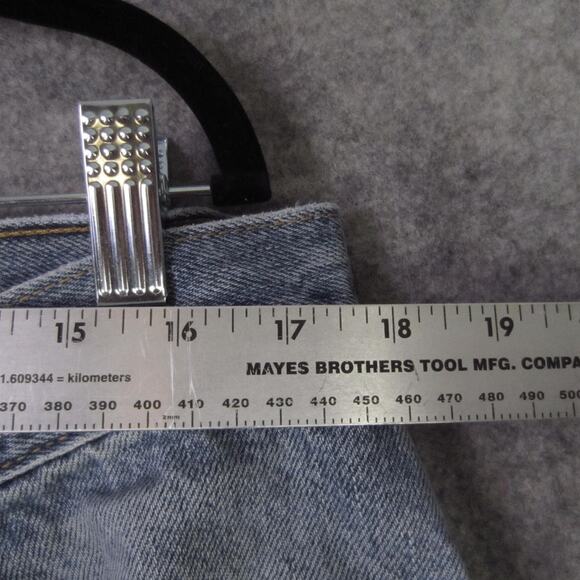 Levis 560 Jeans Mens 36x36 Light Wash Denim Comfort Fit Relaxed Tapered - Picture 5 of 11